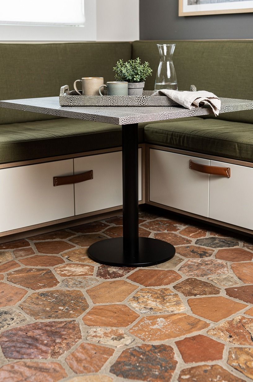 Place a washable rug beneath the nook
