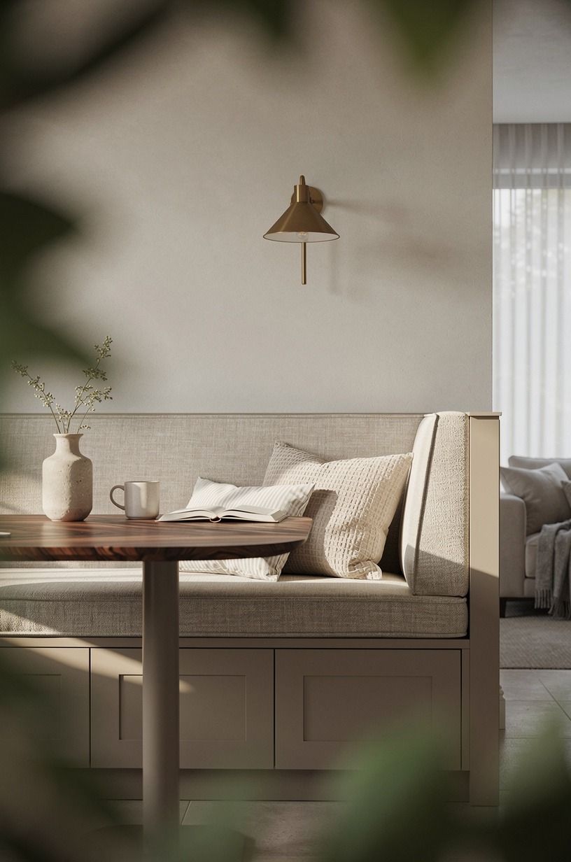 Paint the storage base a warm neutral