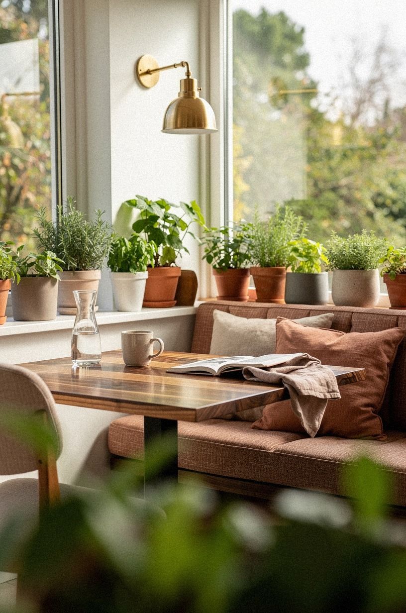 Set plants along the sunniest window ledge