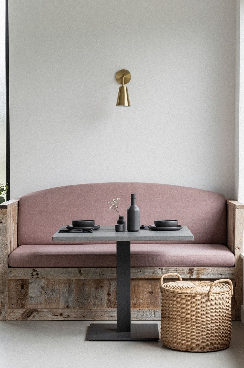 Install a curved back cushion for comfort