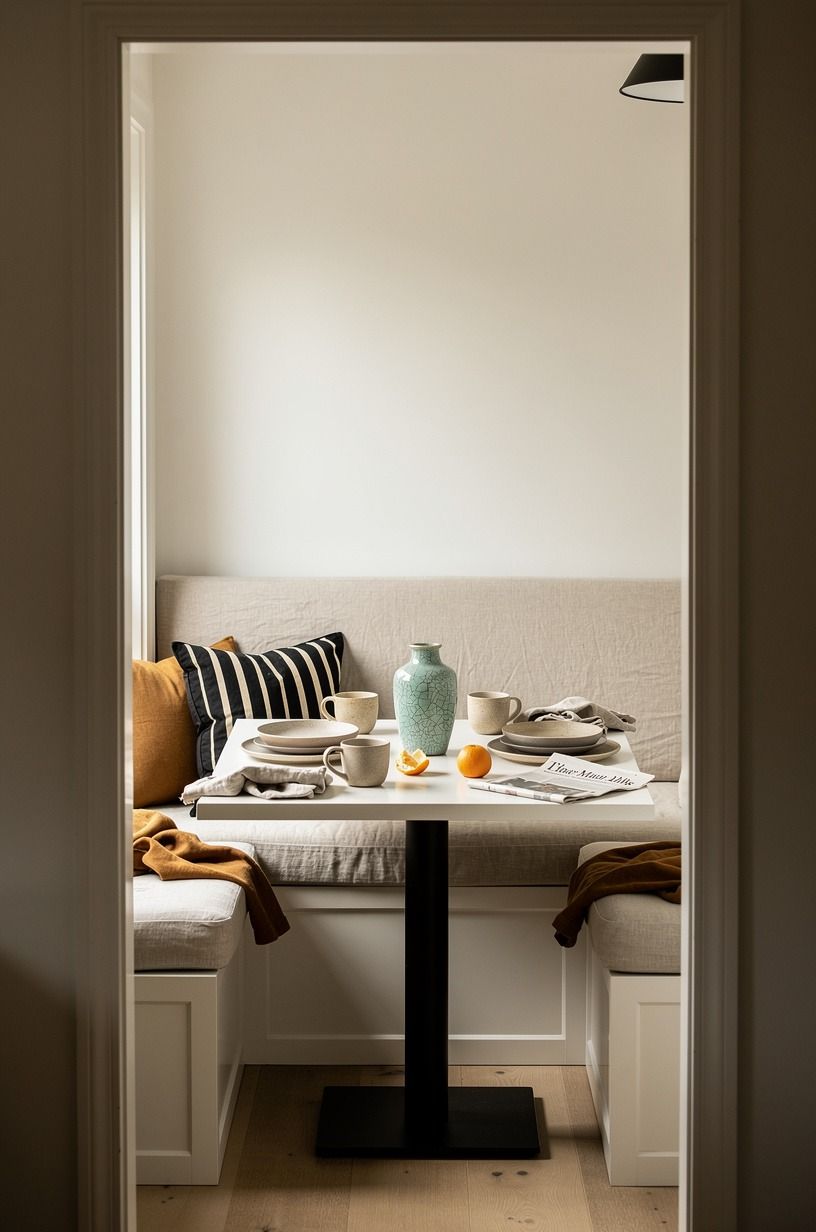 Style the tabletop for everyday breakfast