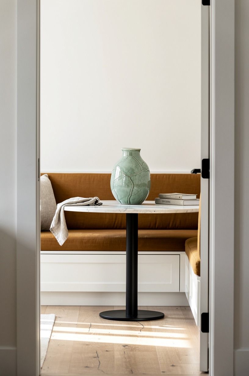I photographed the traffic gap beside the banquette