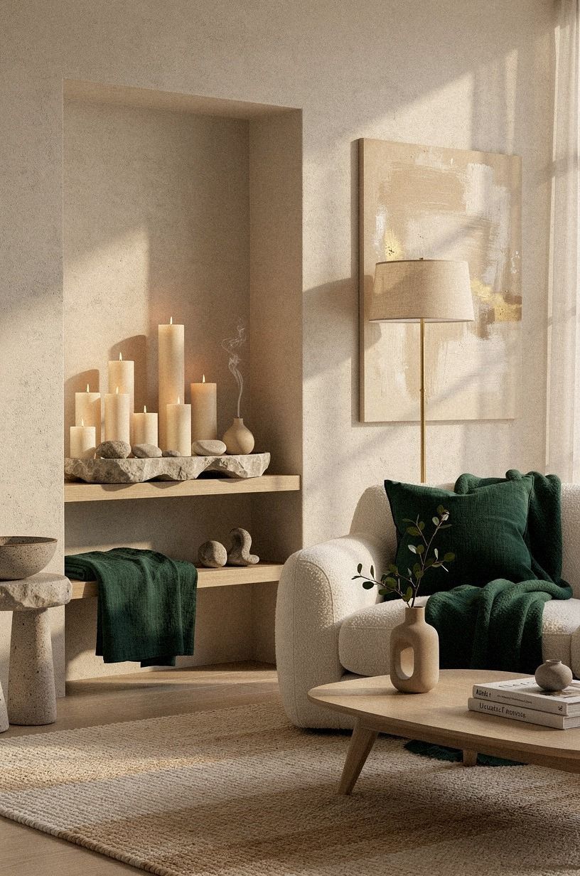 Build a candle ritual into the nook