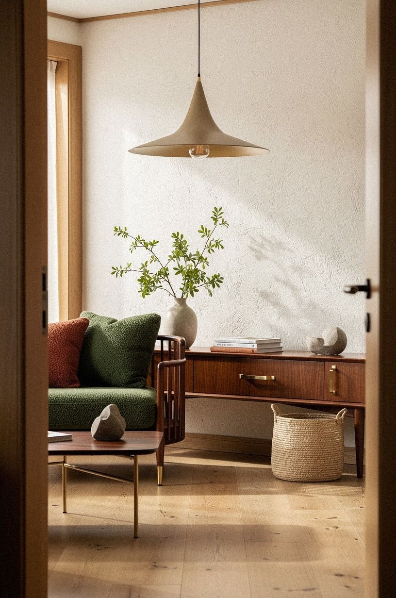 Hang the pendant and tune the bulb temperature