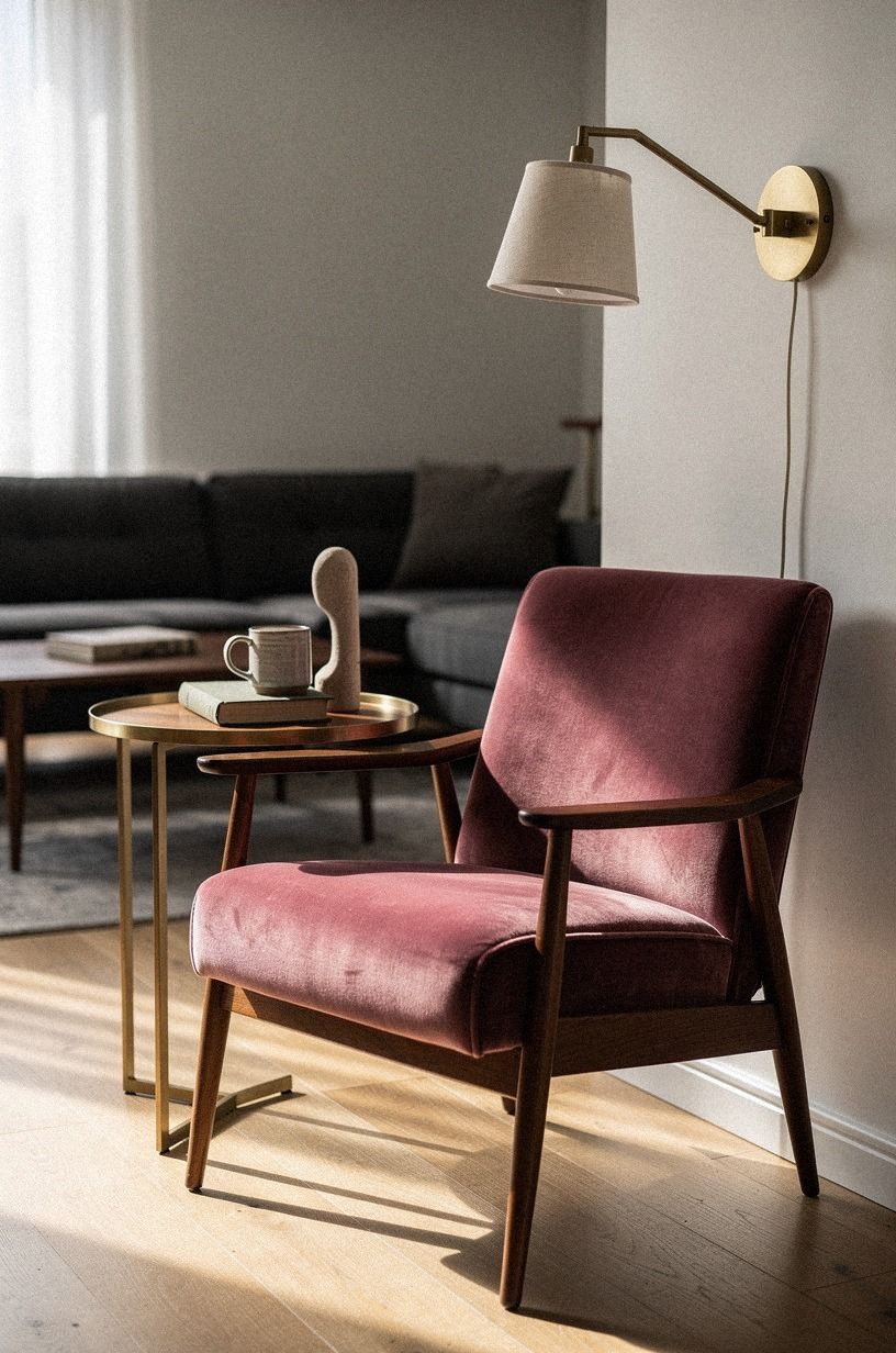 Mount a swing-arm sconce beside the seat