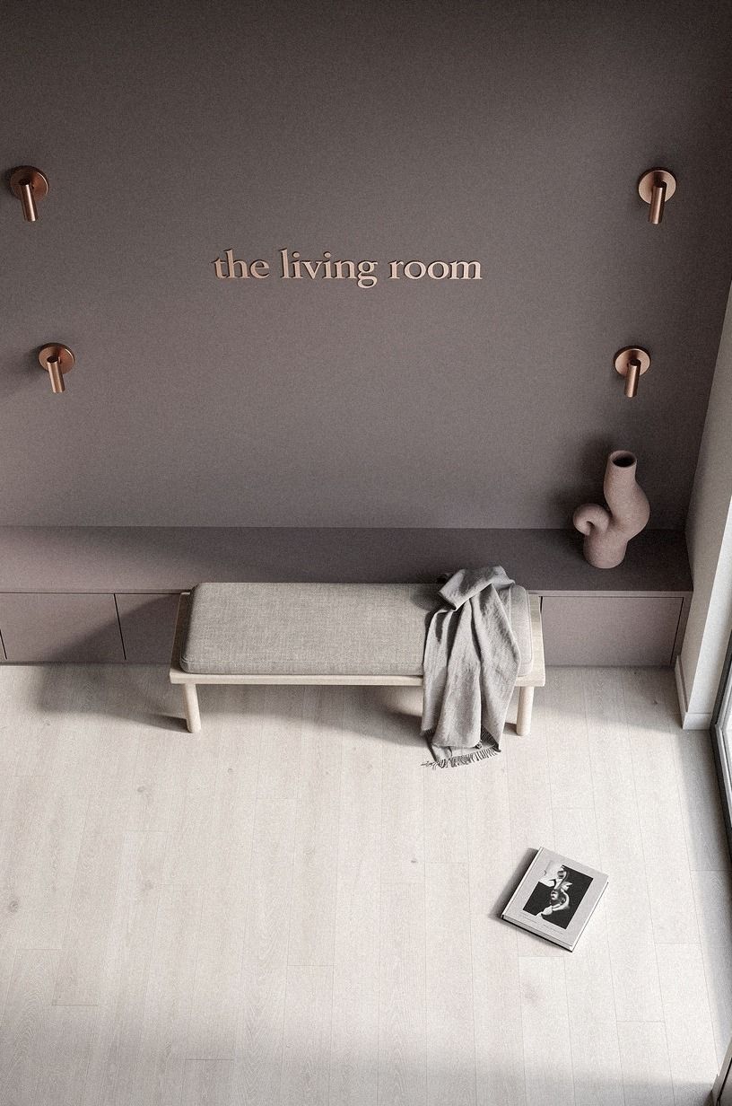 Paint the wall before the furniture arrives