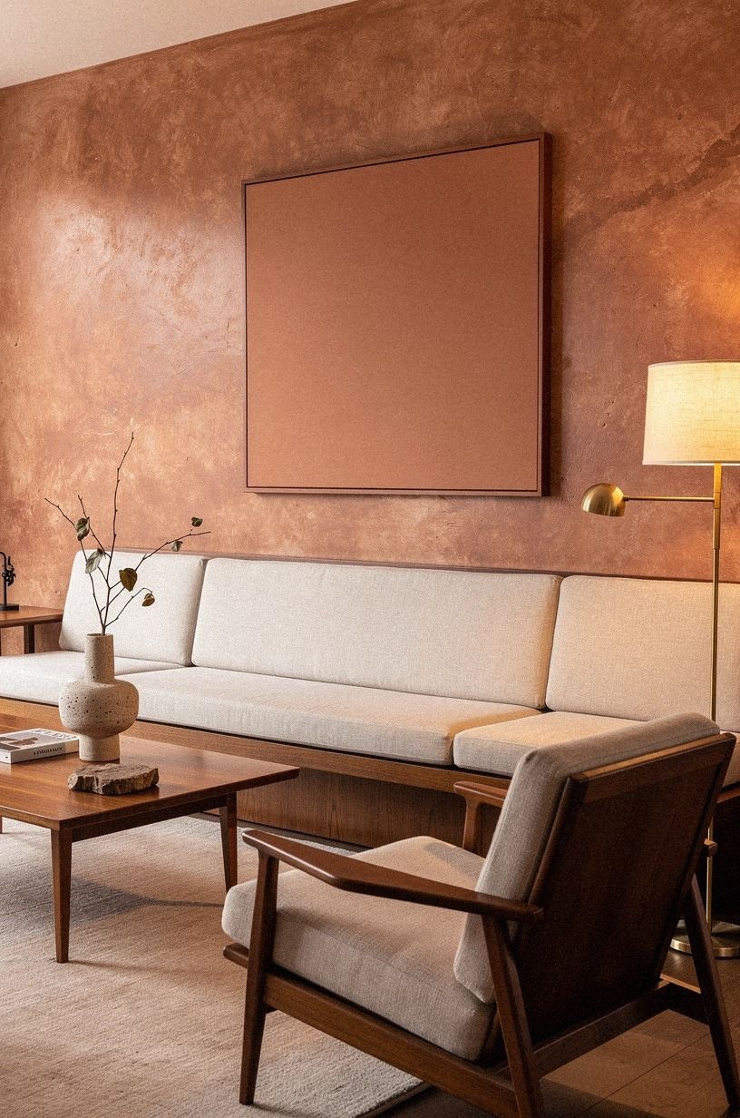 Pick a rectangle only for the long banquette wall