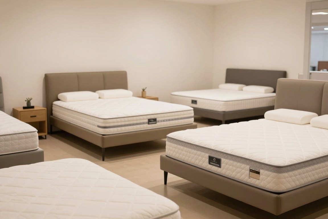 Mattress store showroom
