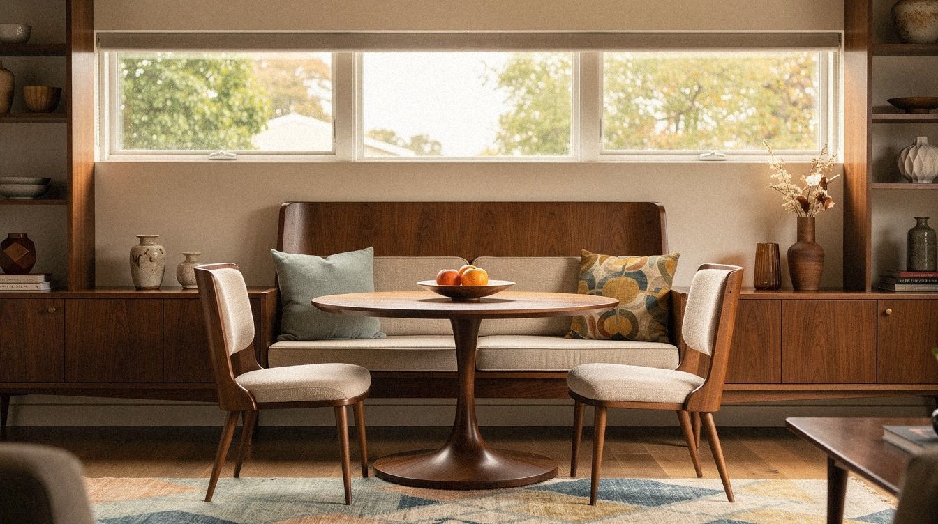 14 Mid-Century Modern Breakfast Nook Ideas That Make Retro Feel Fresh