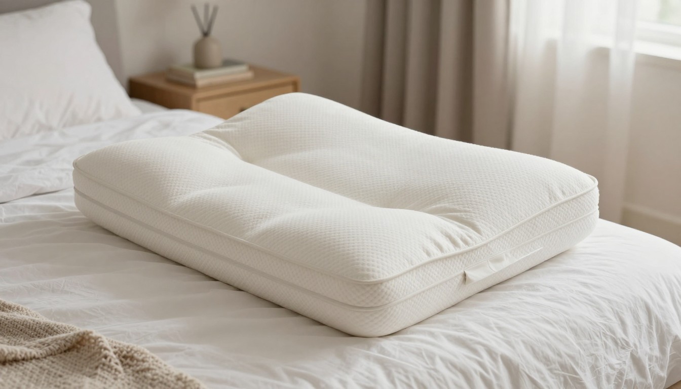 Editorial mattress photograph for average measurement neck to shoulder pillow