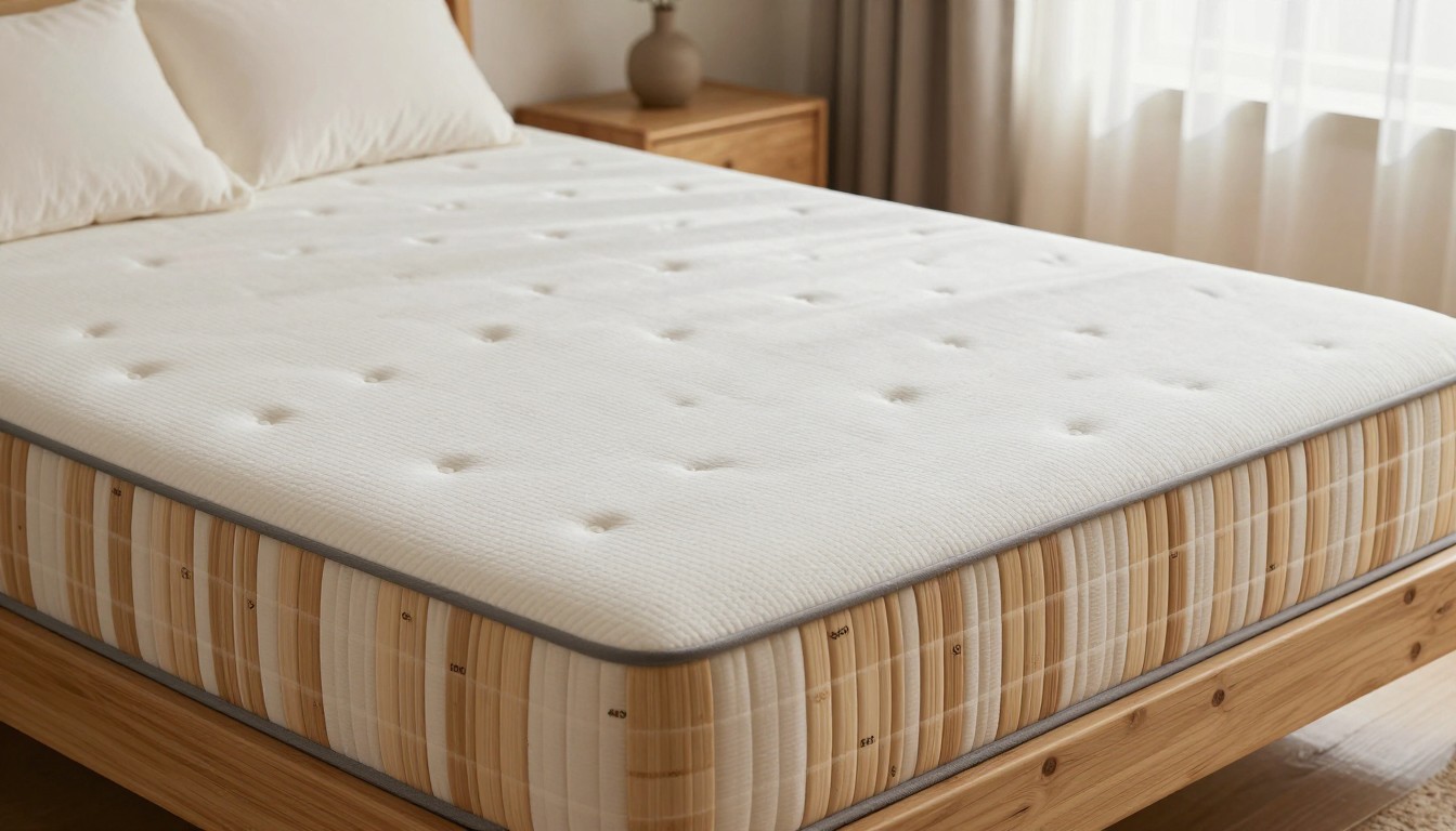 Editorial mattress photograph for bamboo cooling sheets
