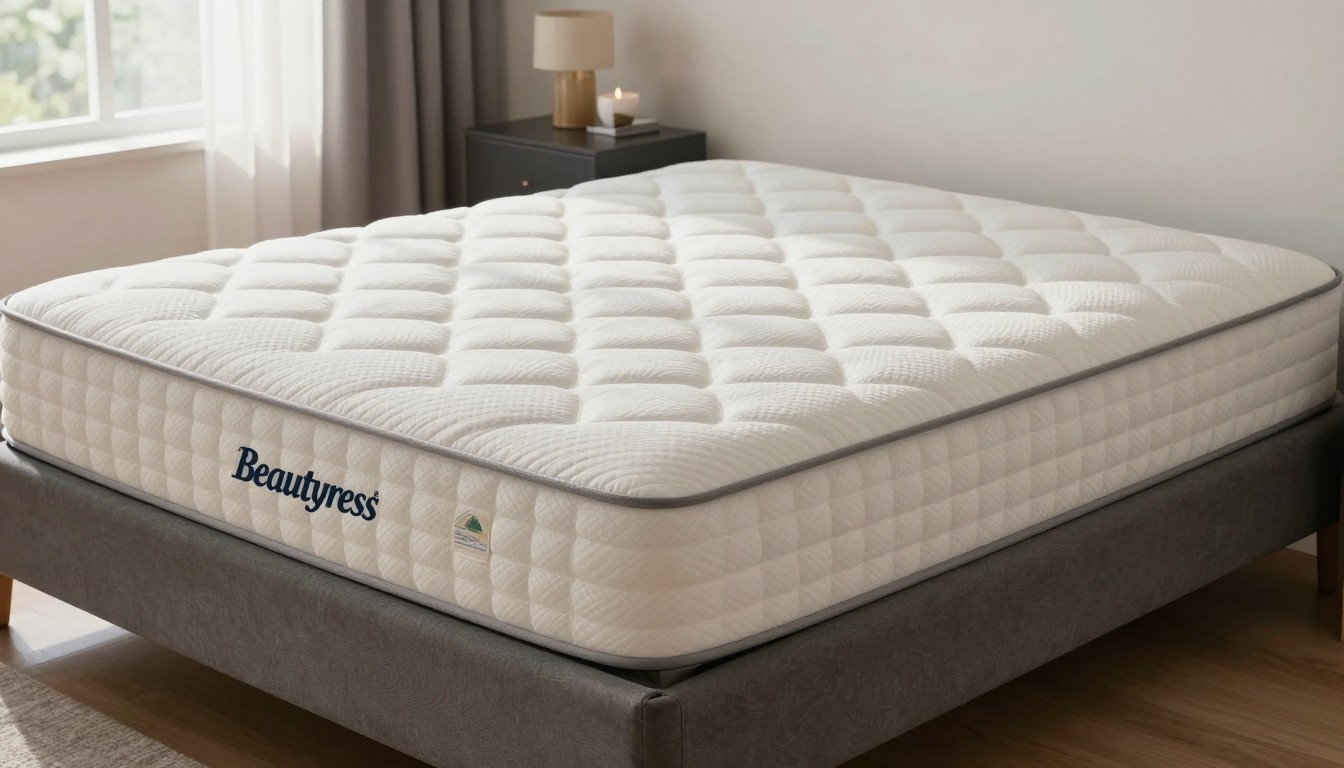 Editorial mattress photograph for beautyrest level one plush mattress