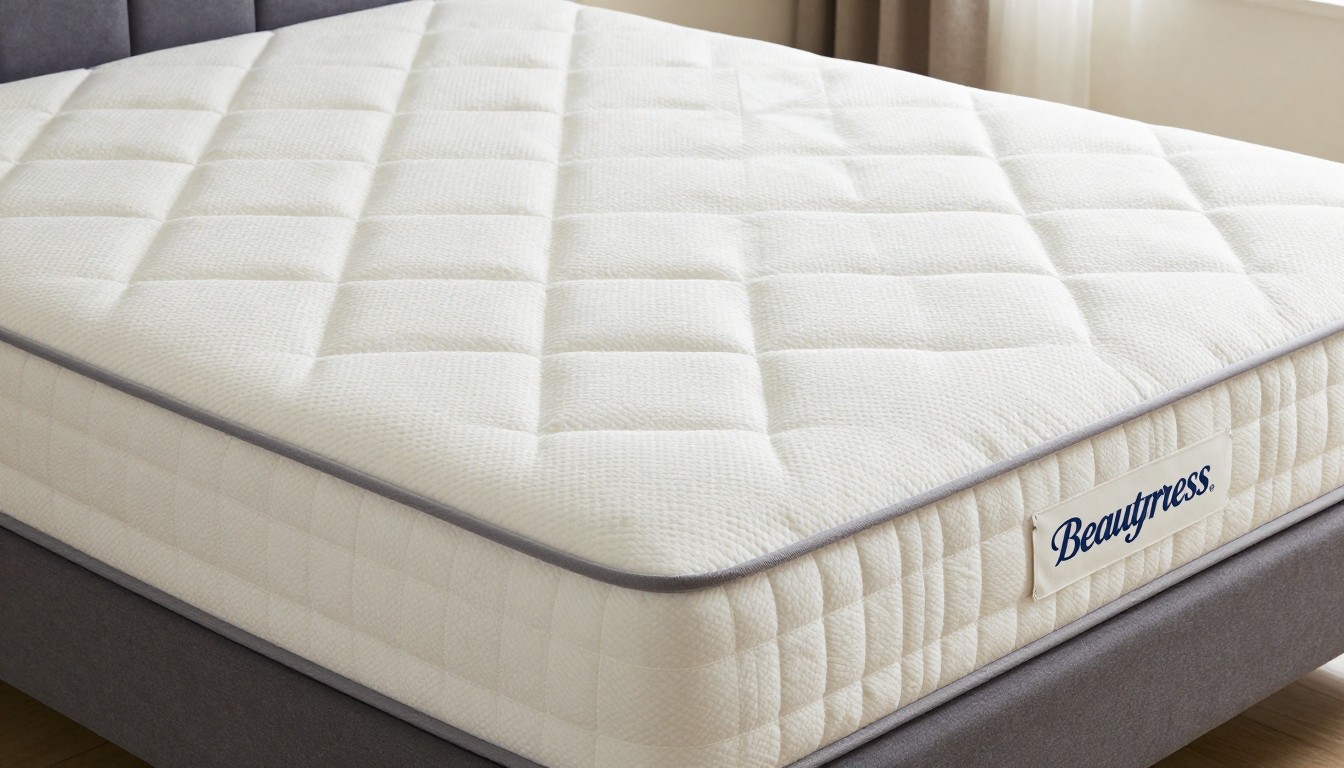 Editorial mattress photograph for beautyrest world class level four hybrid mattress