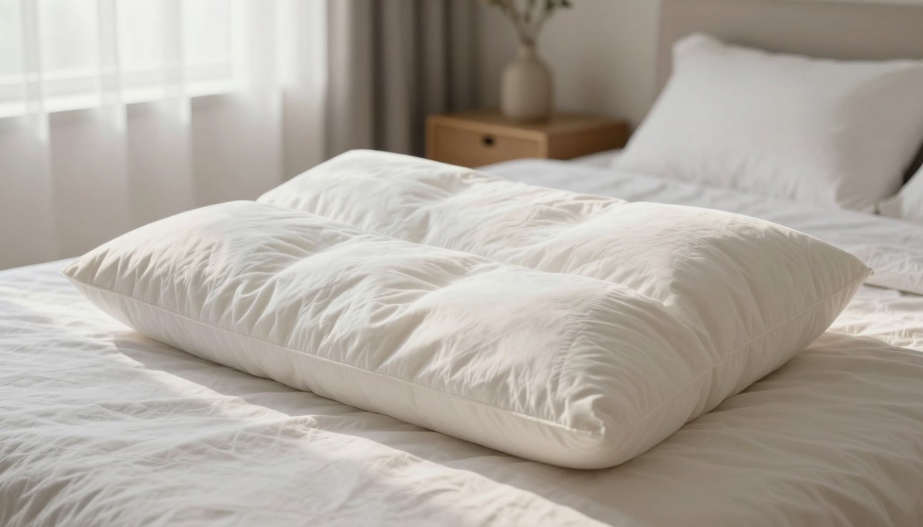 Editorial mattress photograph for best filling for pillows