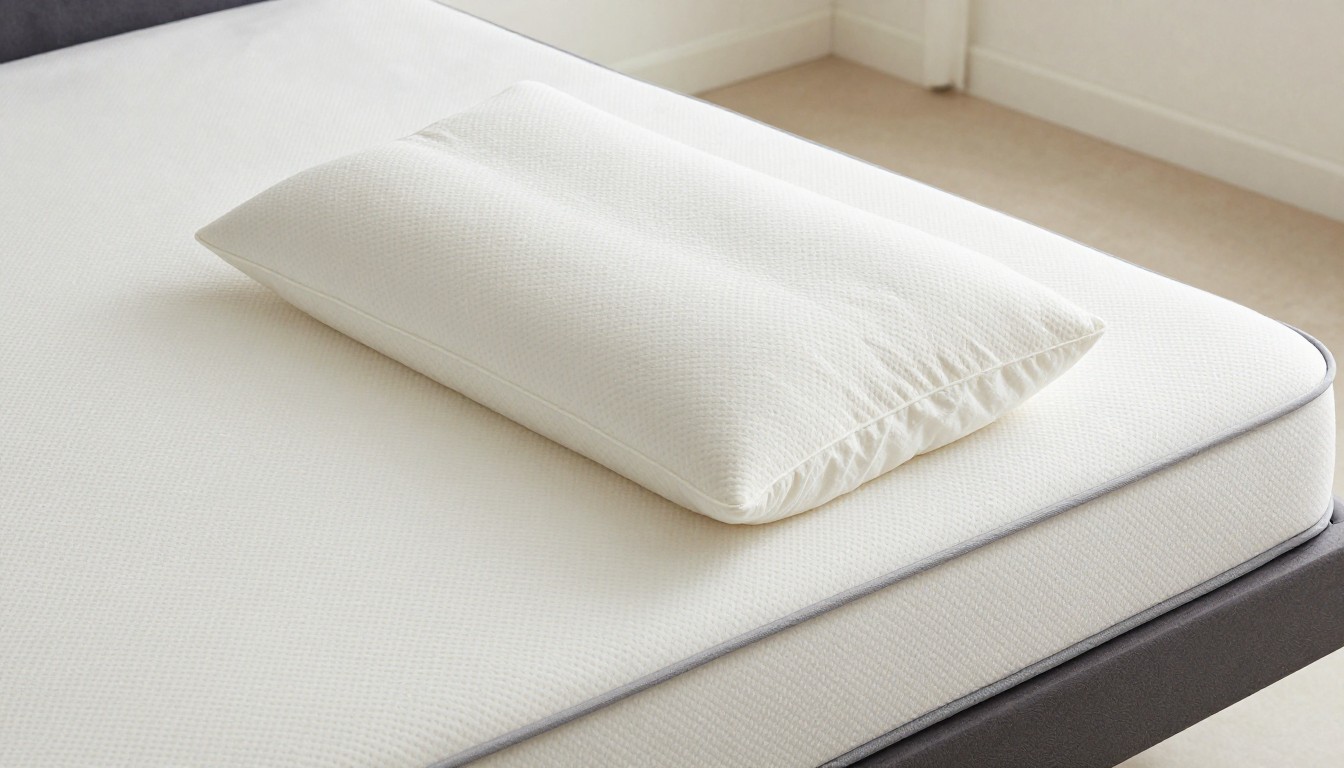 Editorial mattress photograph for best pillow for back sleeping on a zero gravity bed