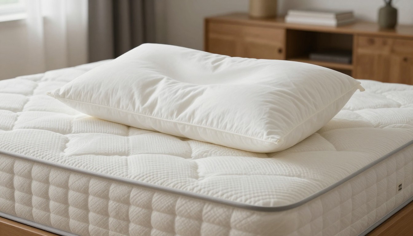 Editorial mattress photograph for best pillow to sleep upright