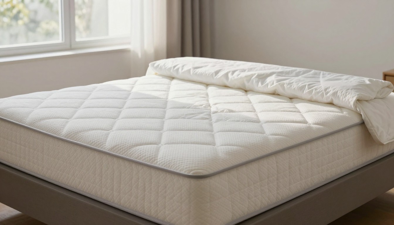 Editorial mattress photograph for blanquil cooling blanket