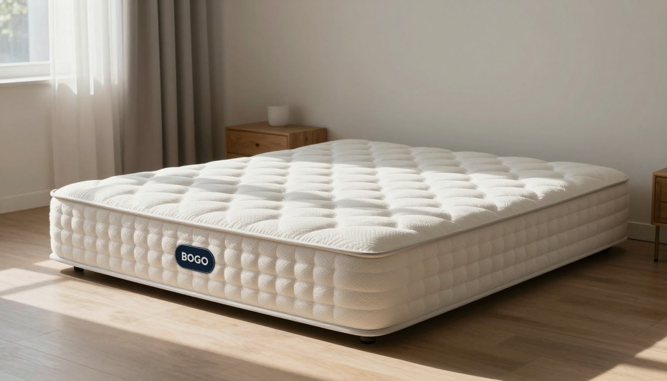 Editorial mattress photograph for bogo mattress sale