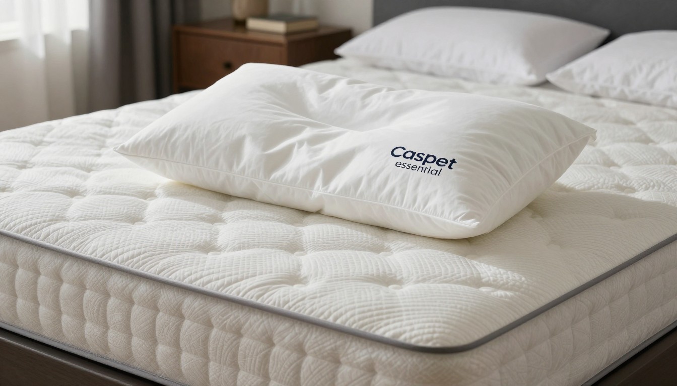 Editorial mattress photograph for casper essential vs original pillow