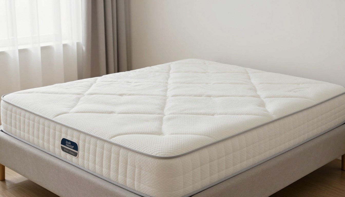 Editorial mattress photograph for cooling blanket science