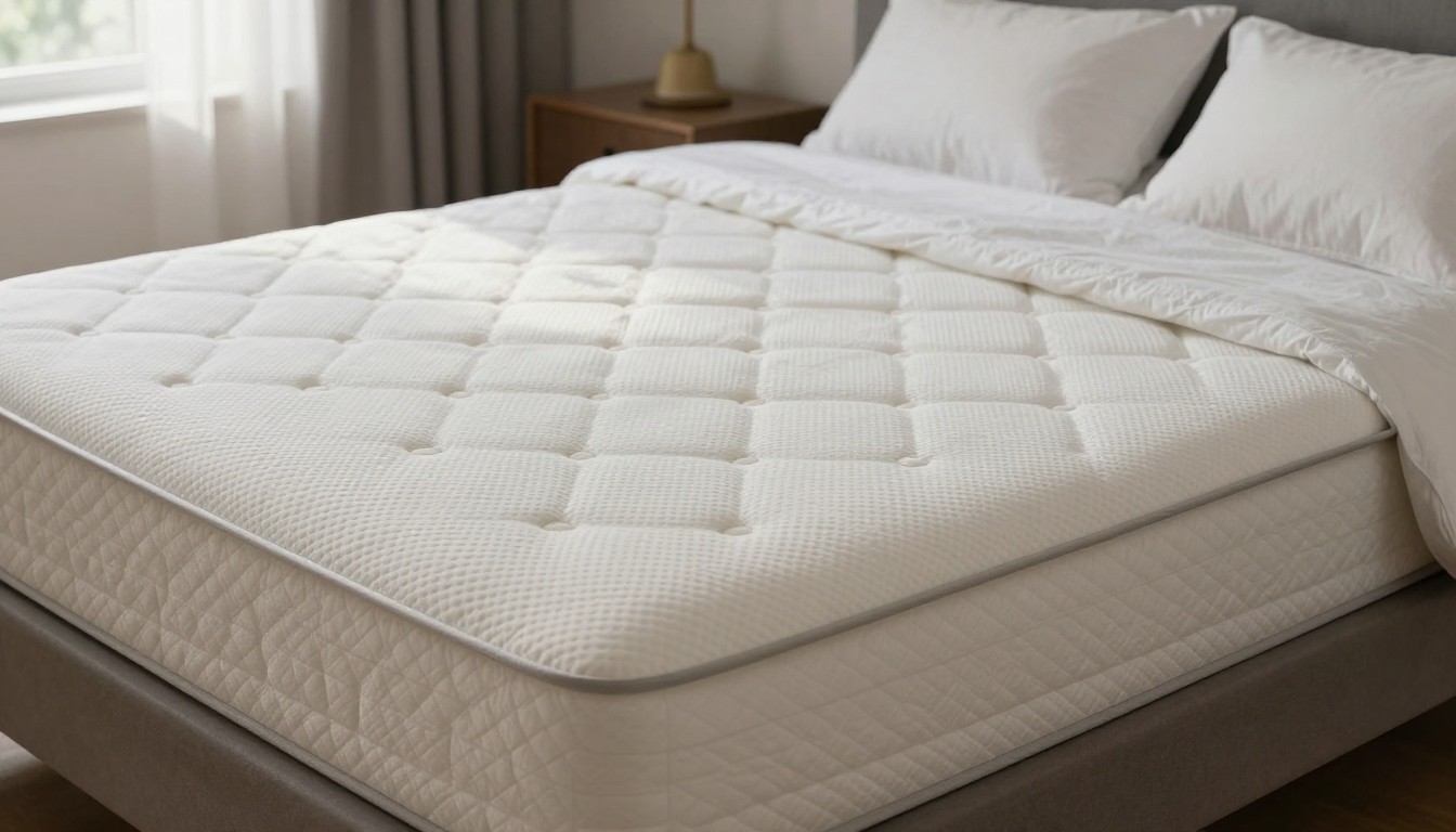 Editorial mattress photograph for coverlet vs bedspread