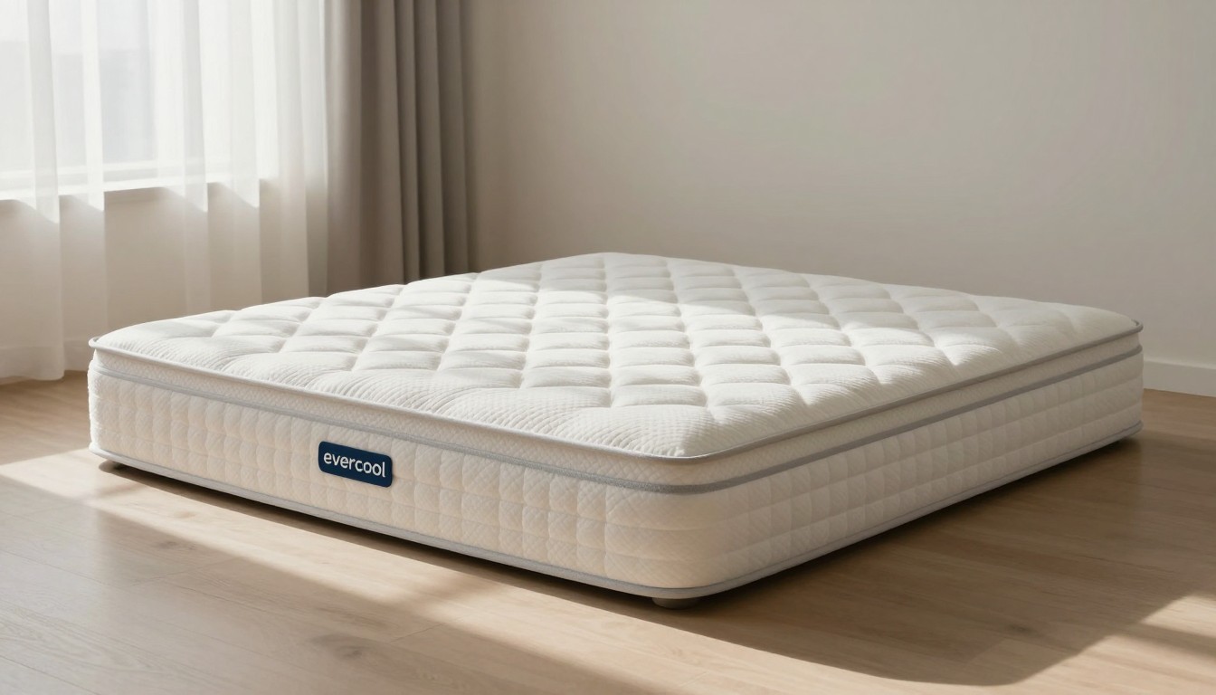 Editorial mattress photograph for evercool sheets