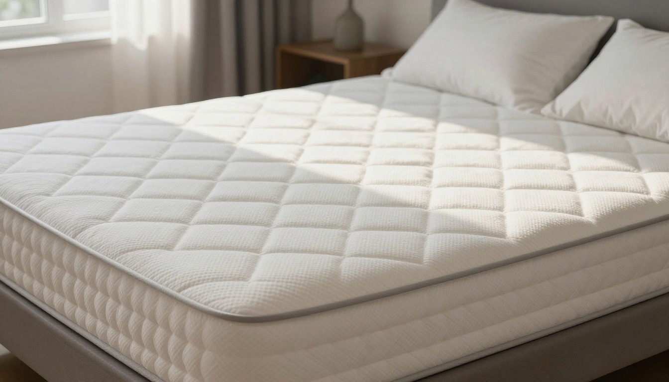 Editorial mattress photograph for flame retardant mattress