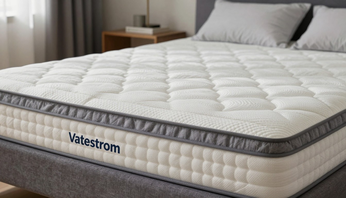 Editorial mattress photograph for how firm is ikea vatnestrom mattress