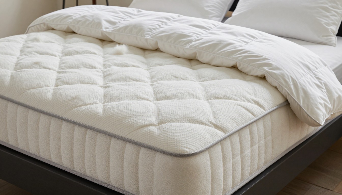 Editorial mattress photograph for ikea goose feather duvet