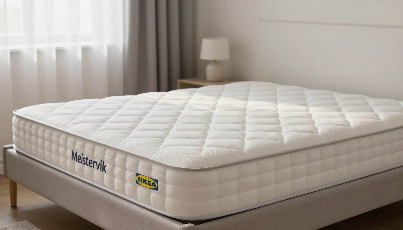 Editorial mattress photograph for ikea meistervik twin mattress