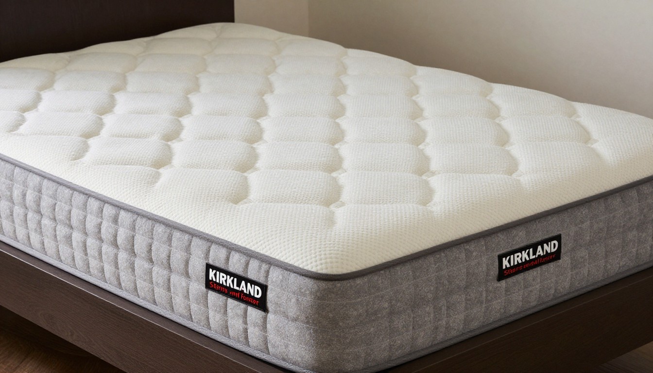 Editorial mattress photograph for kirkland brand sterns and foster mattress review