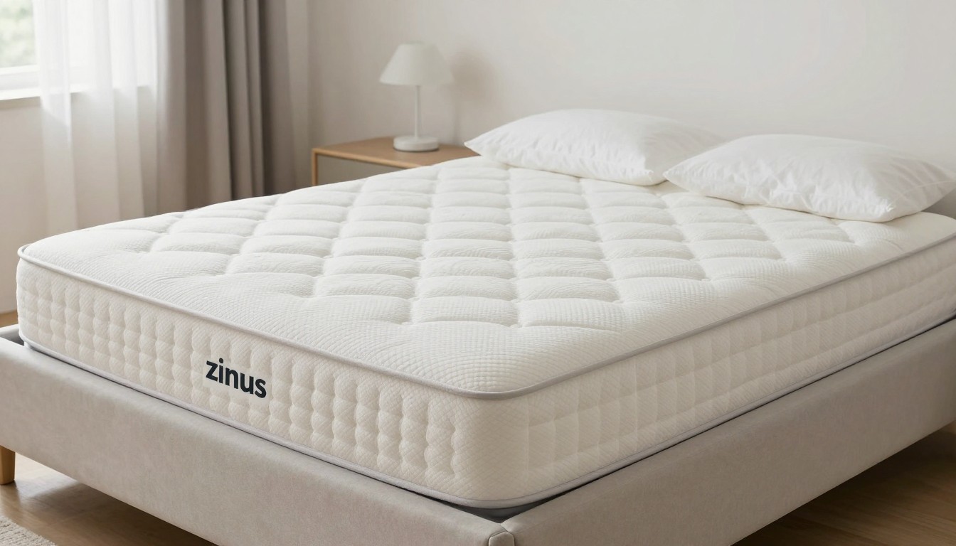 Editorial mattress photograph for linenspa vs zinus