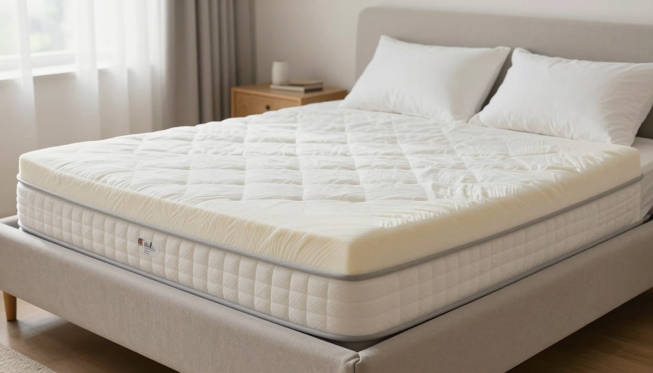 Editorial mattress photograph for memory foam mattress topper for raising mattress height