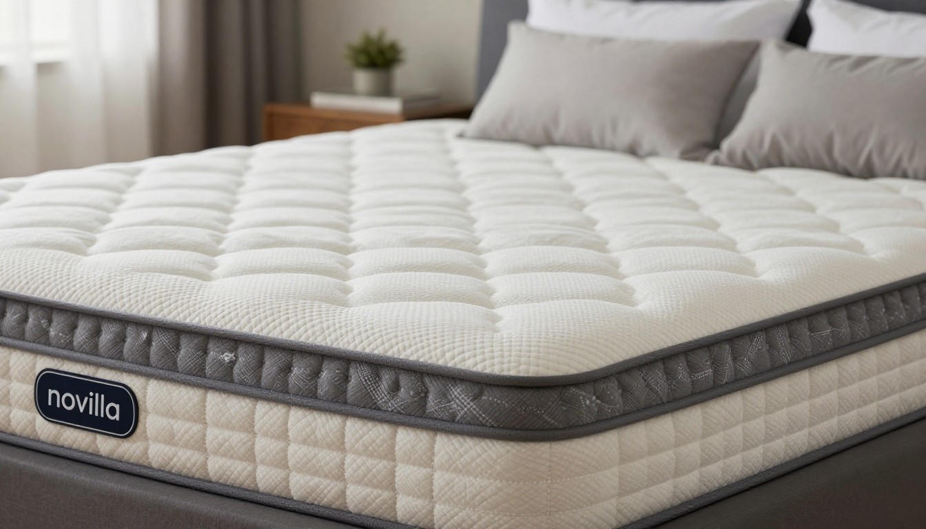 Editorial mattress photograph for novilla vs zinus