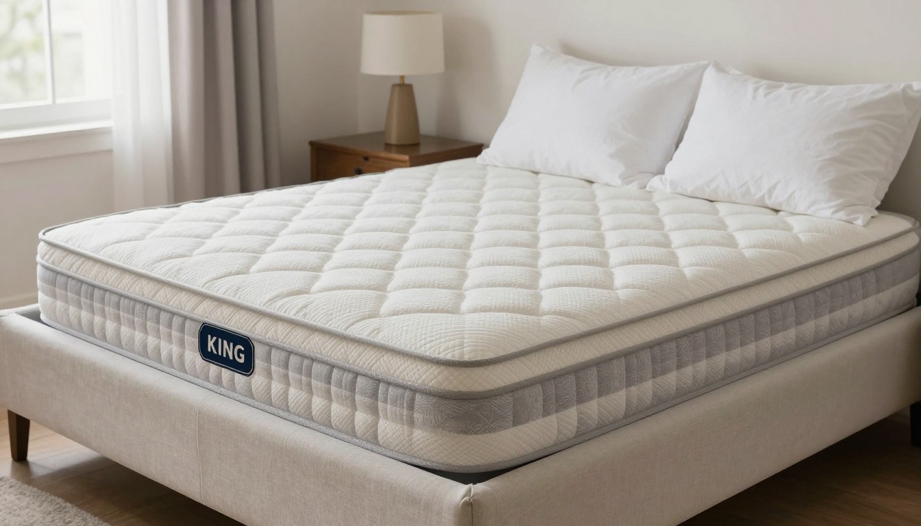 Editorial mattress photograph for original rv mattress king