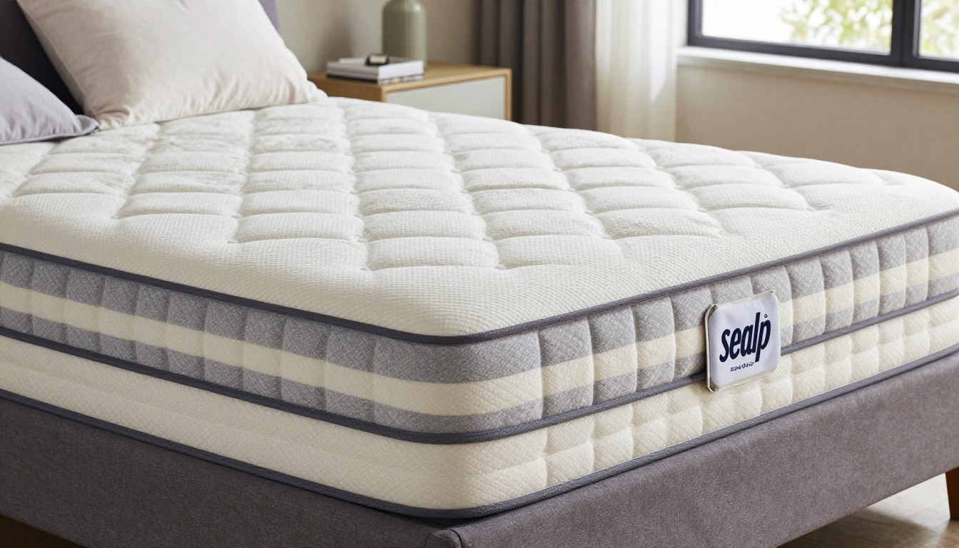 Editorial mattress photograph for sealy icon 12 hybrid mattress