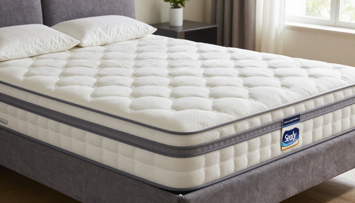 Editorial mattress photograph for sealy posturepedic pro highland manor 13 mattress