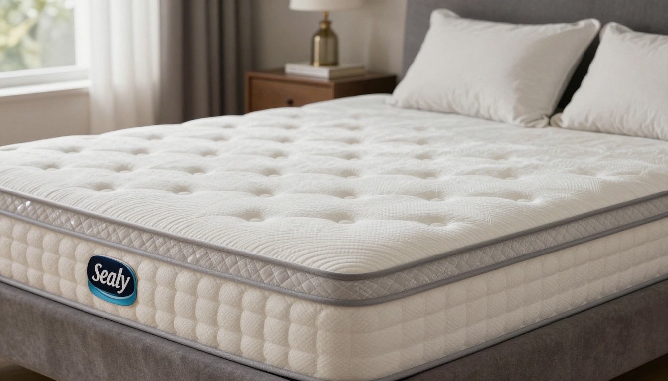 Editorial mattress photograph for sealy posturepedic pro lincoln heights 14