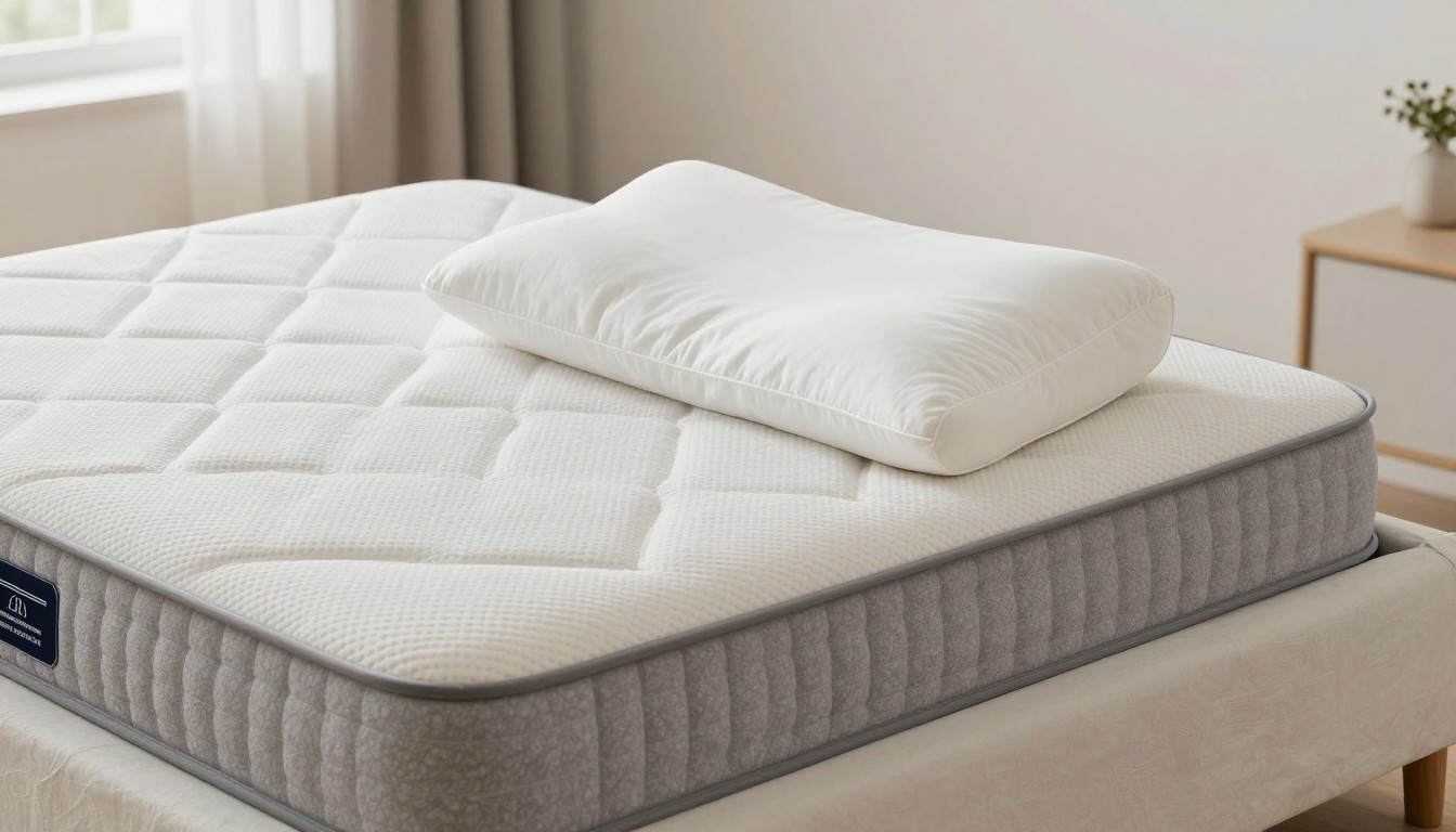 Editorial mattress photograph for serta cooling pillow