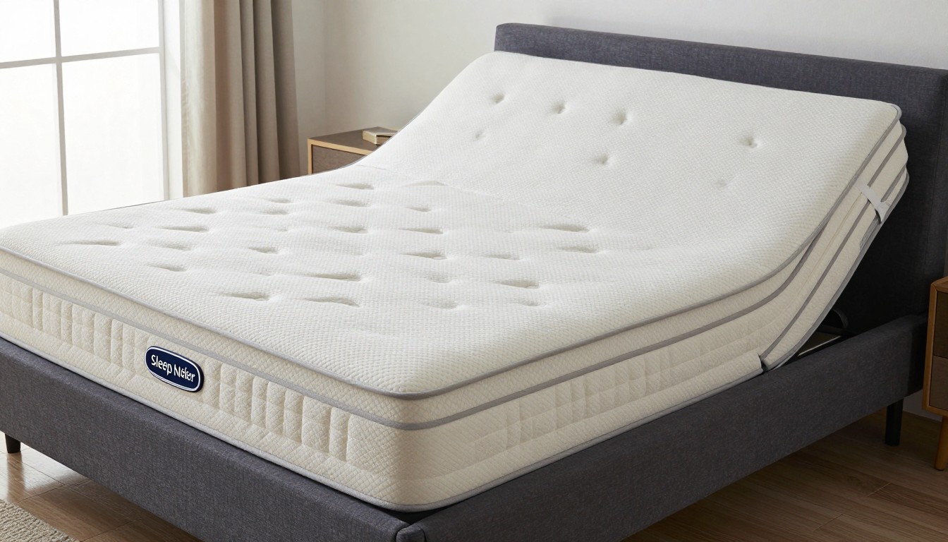 Editorial mattress photograph for sleep number adjustable bed