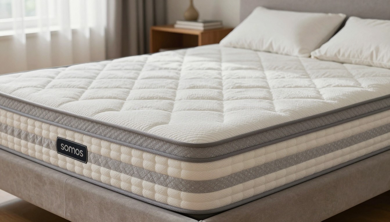 Editorial mattress photograph for somos mattress reviews