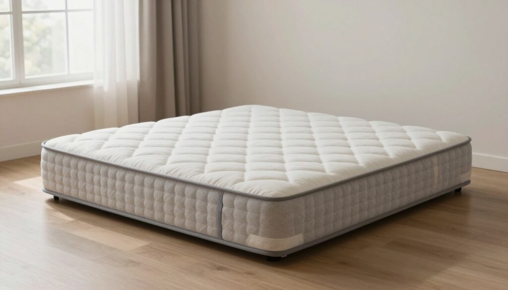 Editorial mattress photograph for square deal mattress