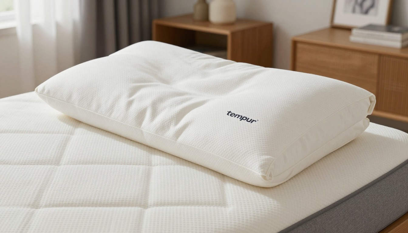 Editorial mattress photograph for symphony pillow by tempur