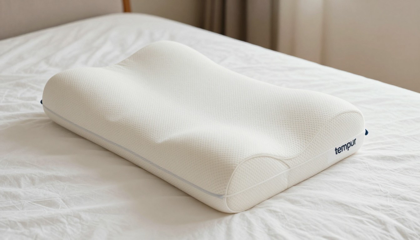 Editorial mattress photograph for tempur neck pillow which way for back sleeping