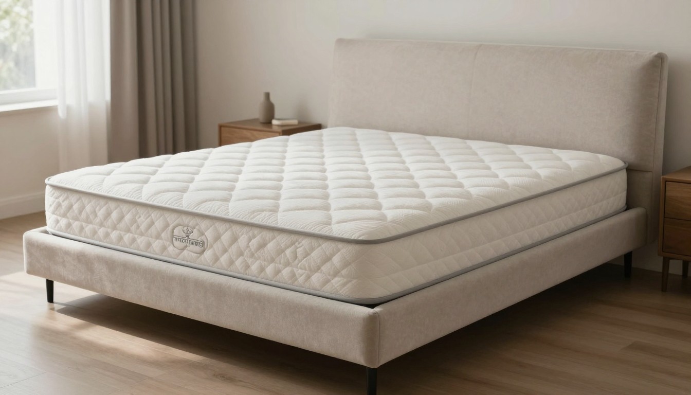 Editorial mattress photograph for upholstered platform modern to the floor platform bed frame full