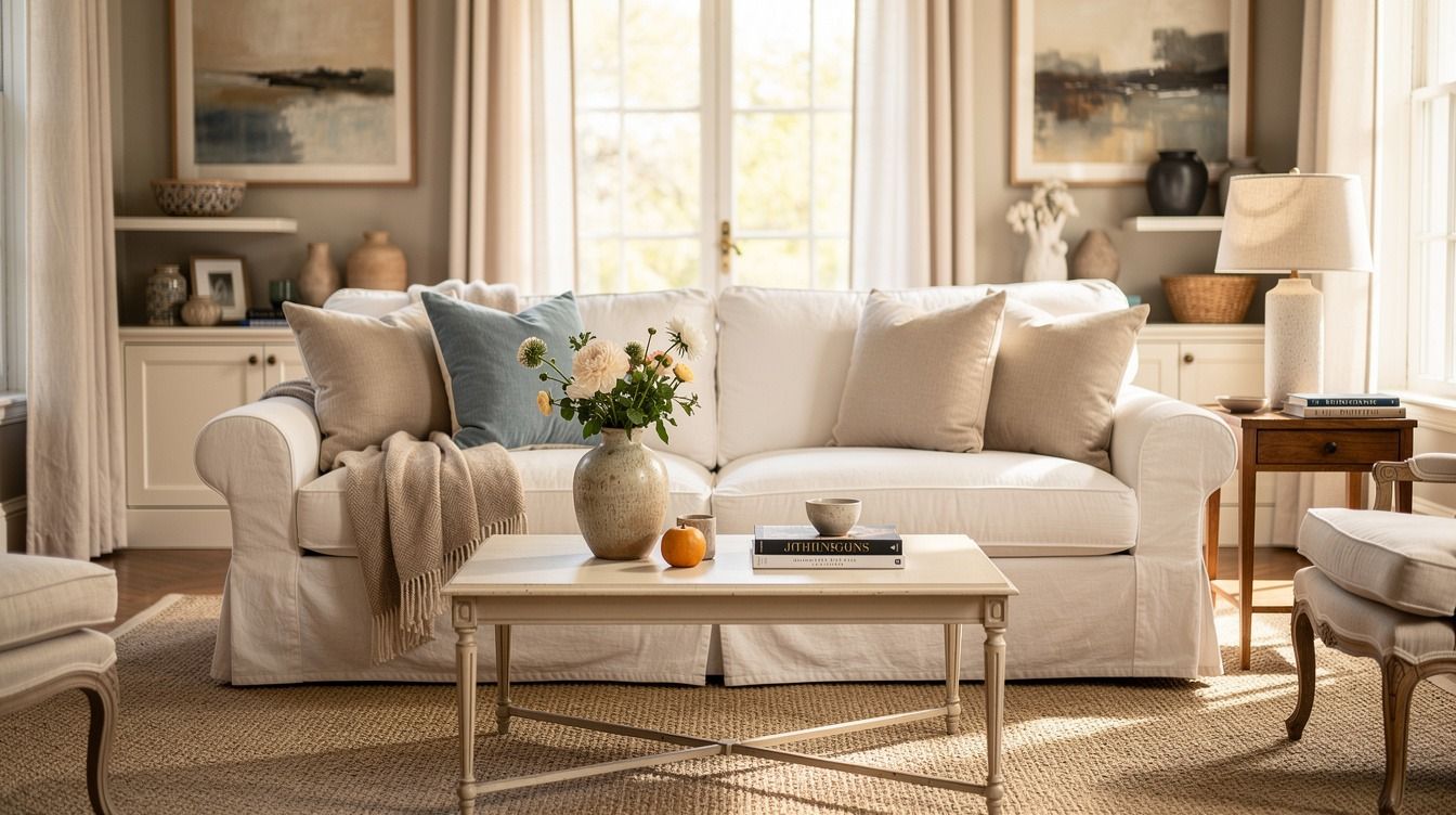 Cozy Timeless Living Room Ideas That Actually Feel Like a Nancy Meyers Film
