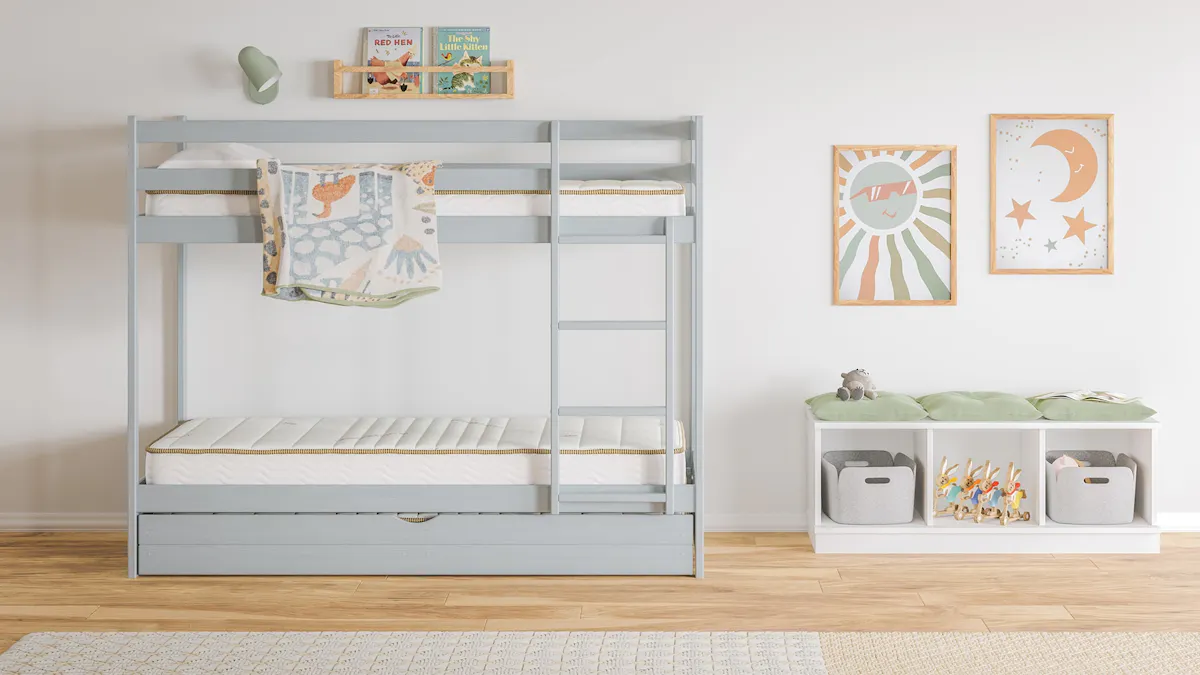 Saatva Bunk Trundle Youth