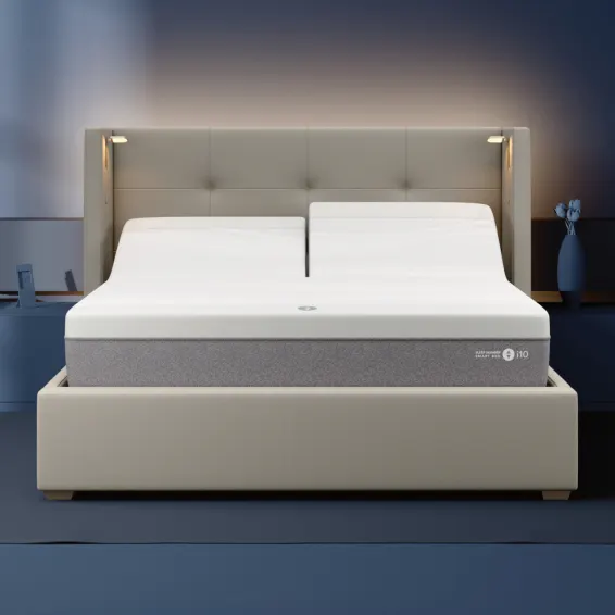 Box Tufted Buttonless Upholstered Bed