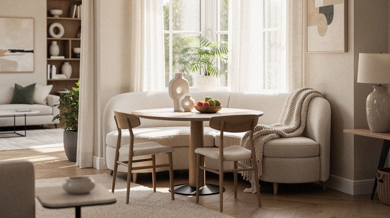I Finally Made a Small Breakfast Nook Fit Almost Anywhere