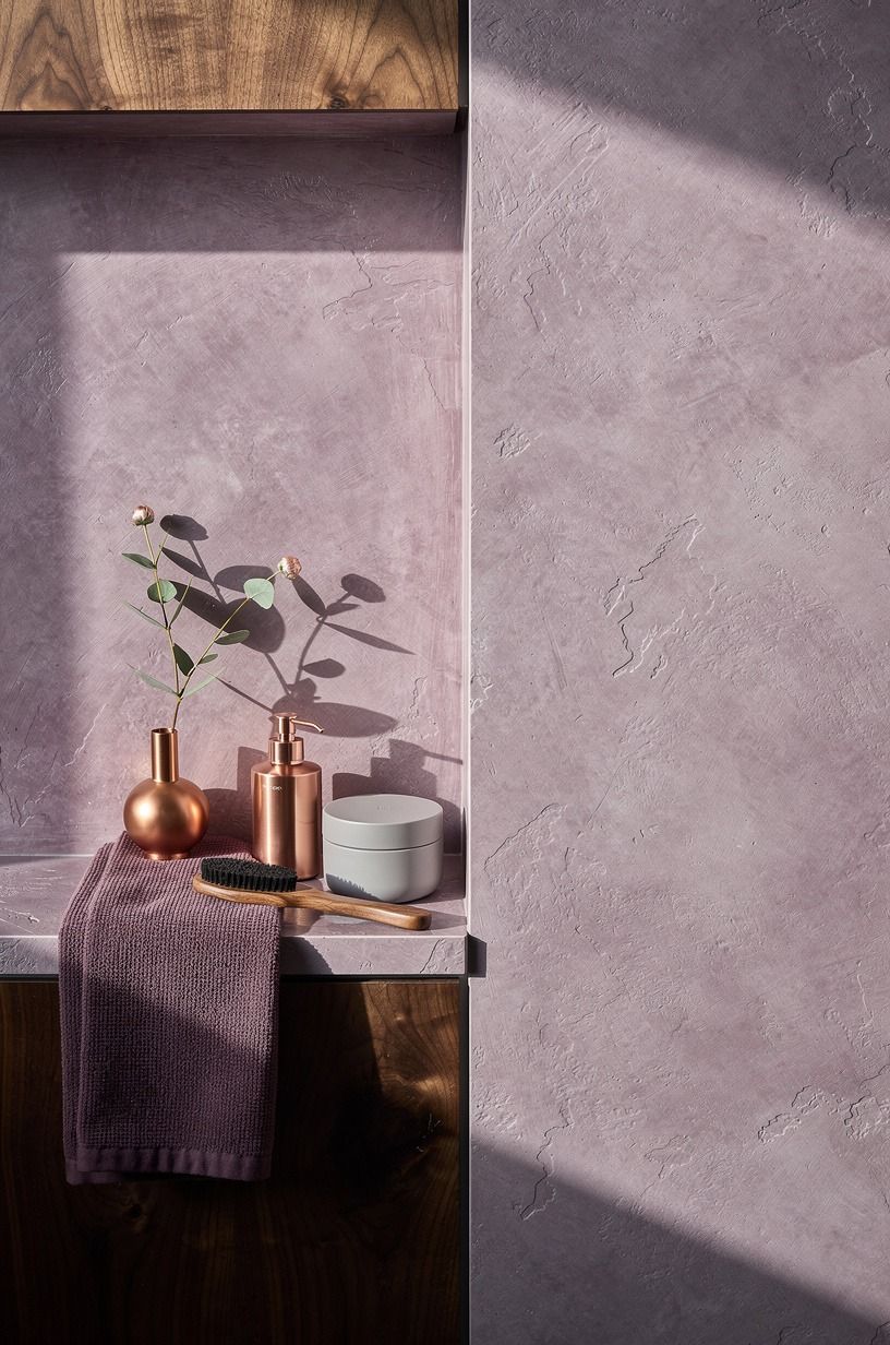 Wrapped Plaster Around The Bathroom Niche